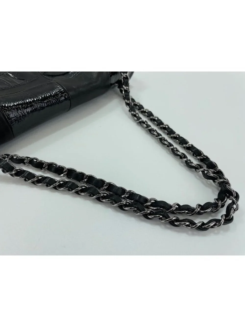Chanel Shoulder Bag Lambskin Patchwork CC Logo